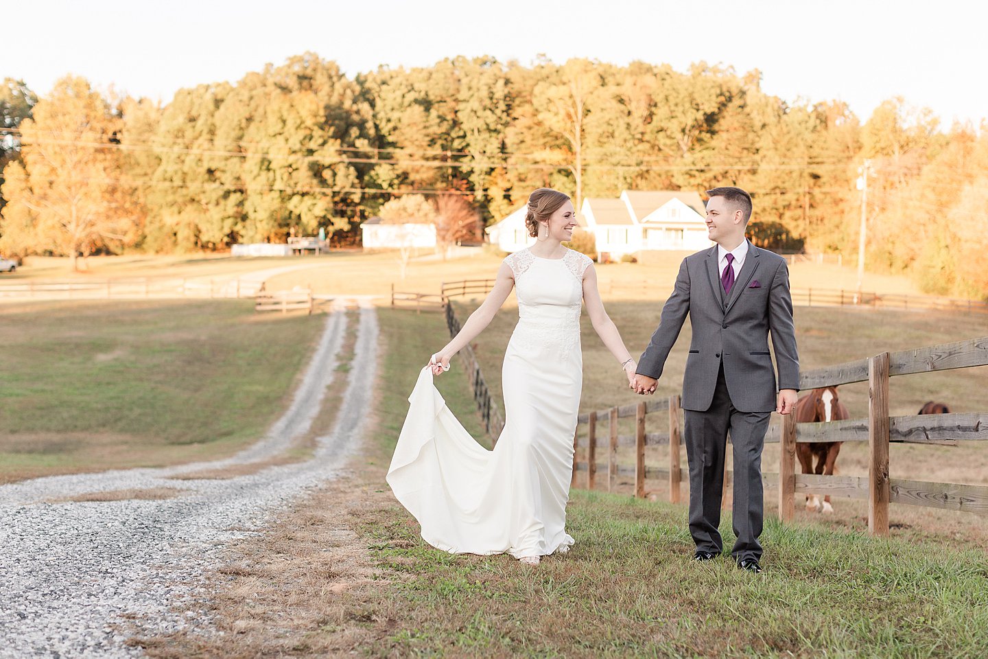 mayfield farms bride and groom portrait