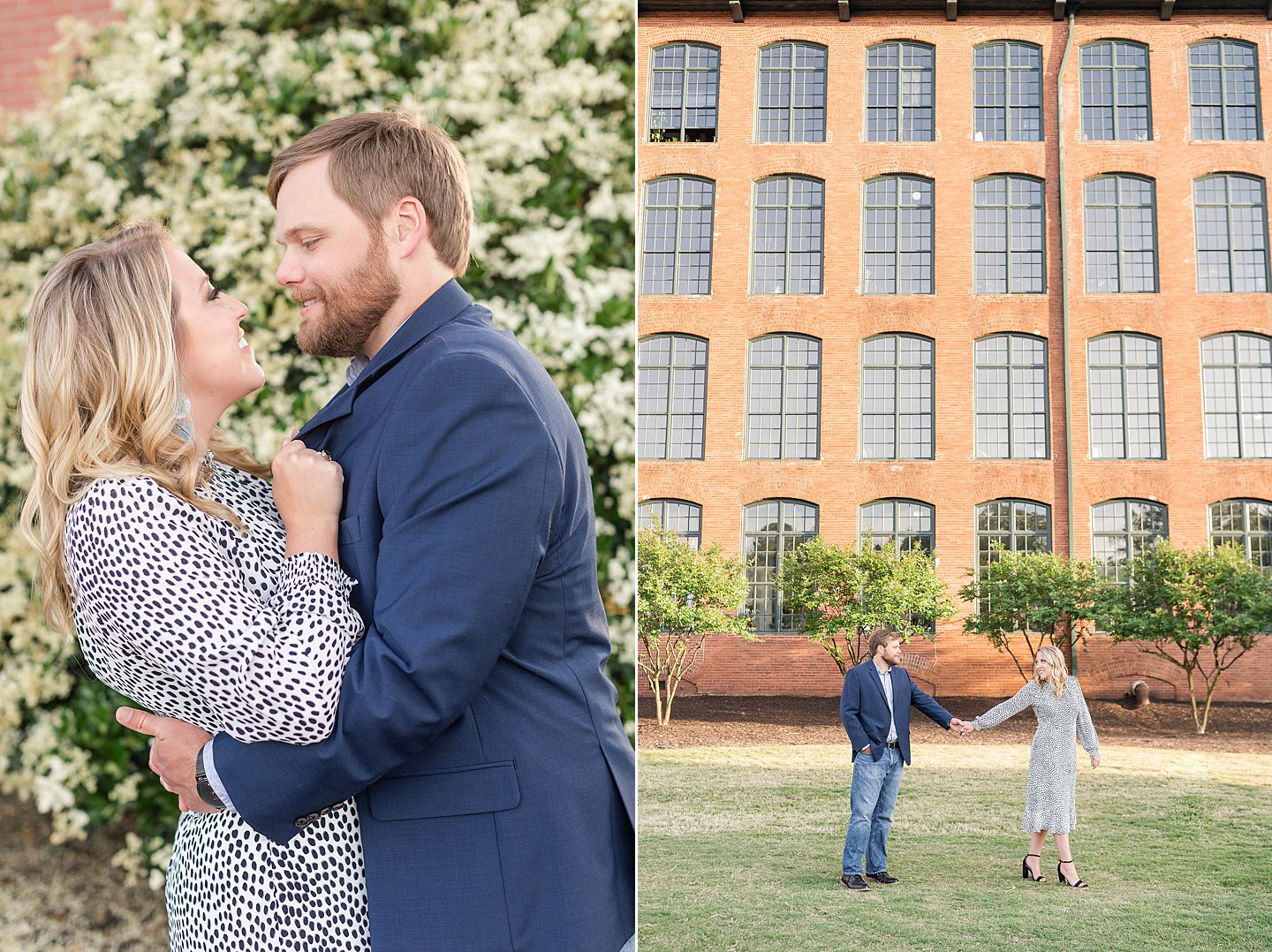 lofts of greenville engagement session portraits